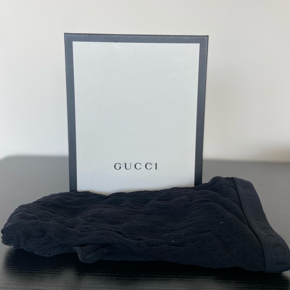 Gucci GG Supreme Tights in Black